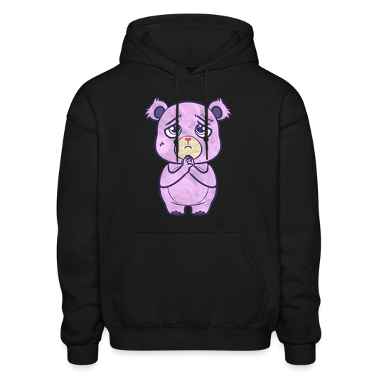 Hope Bear Comfort Hoodie - black