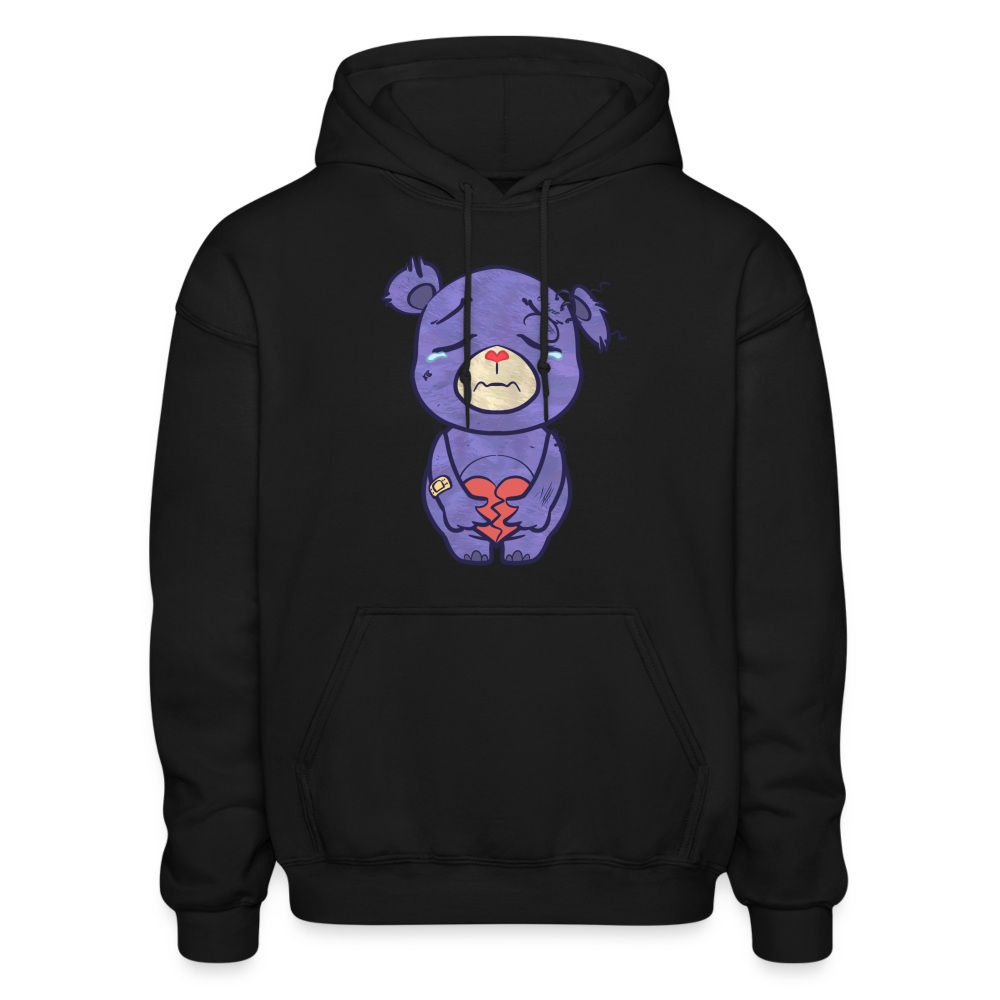 Heartbreak Bear Comfort Hoodie - black