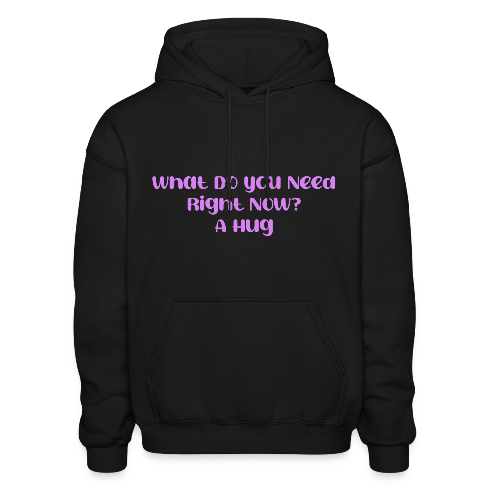 A Hug Comfort Hoodie - black