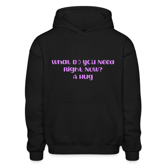 A Hug Comfort Hoodie - black