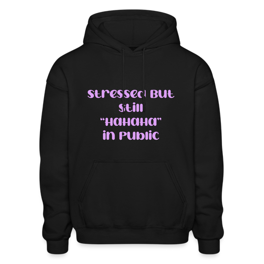 Stressed But Still Hahaha in Public - black