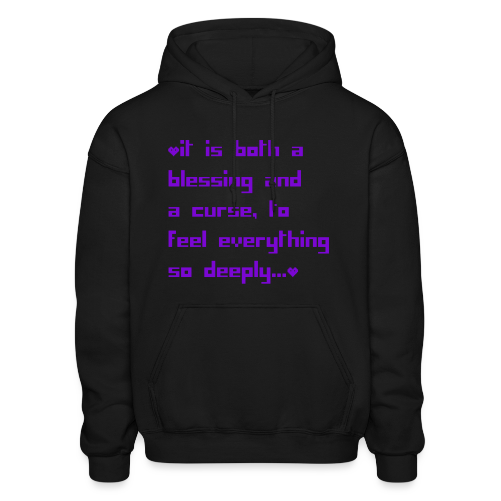 It Is Both a Blessing and a Curse - black