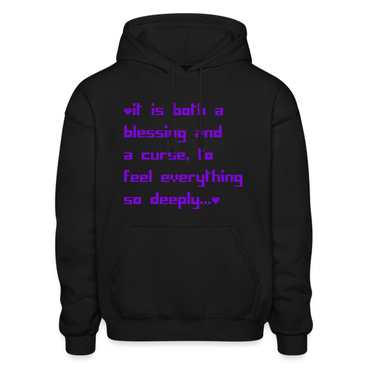 It Is Both a Blessing and a Curse - black