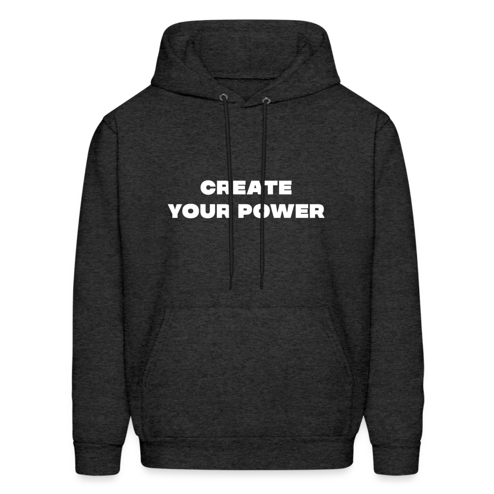 create your power comfort hoodie - charcoal grey