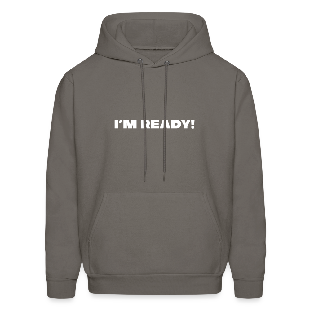 i'm ready comfort hoodie - asphalt gray