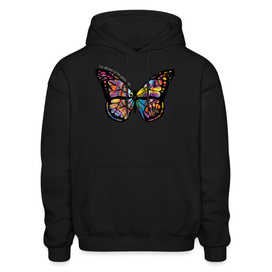 We'll Never Be This Young Again Butterfly Comfort Hoodie - black