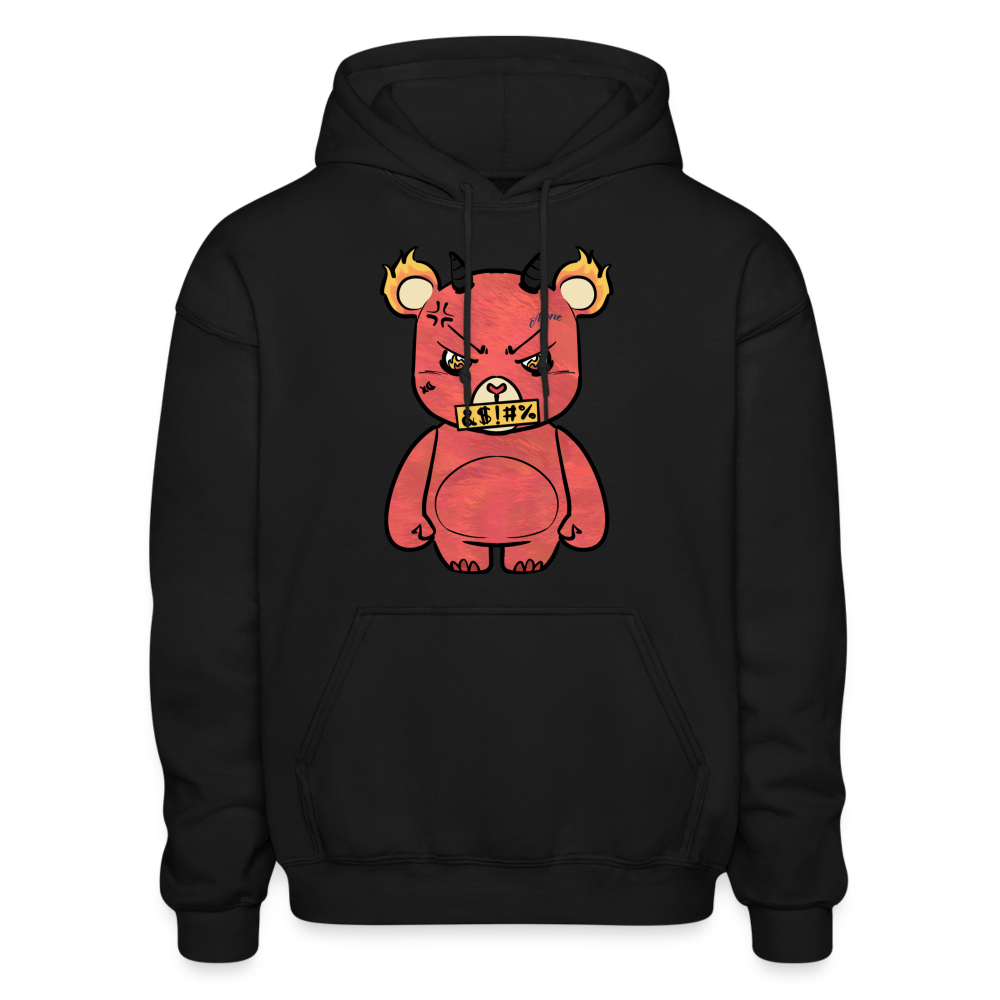 Angry Bear Comfort Hoodie - black