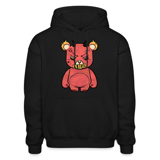 Angry Bear Comfort Hoodie - black