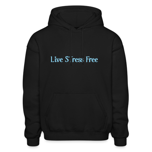 Live Stress Free Comfort Hoodie - black