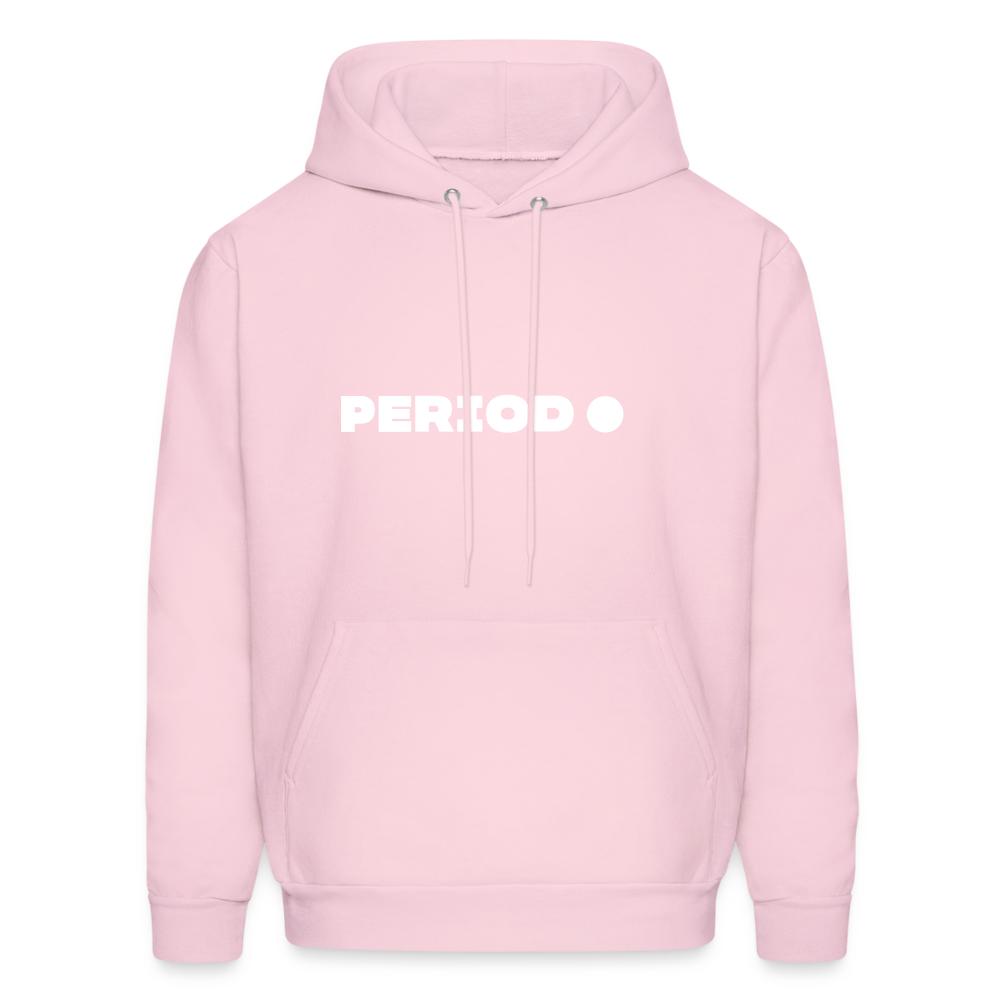 Period. - pale pink