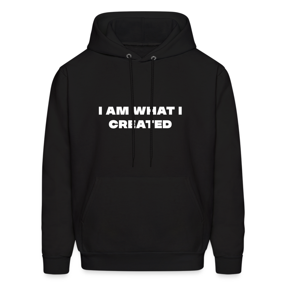 I am what i created comfort hoodie - black