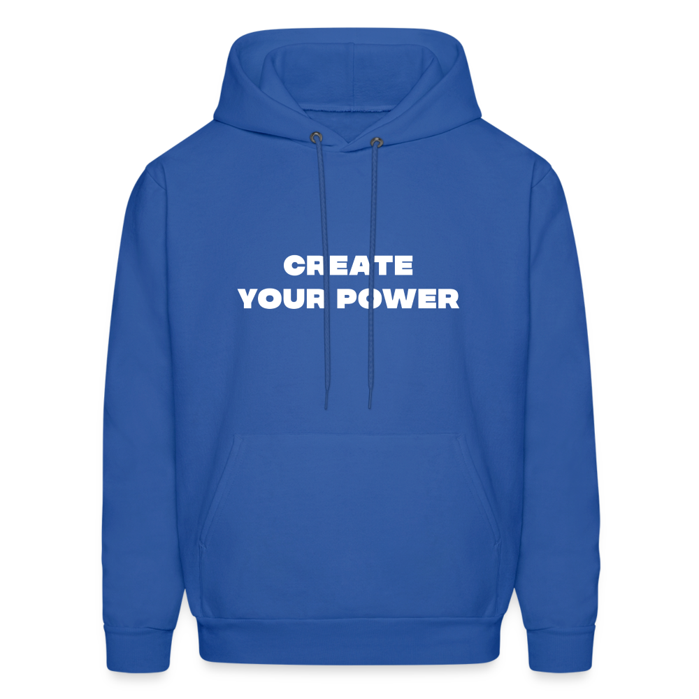 create your power comfort hoodie - royal blue