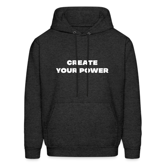 create your power comfort hoodie - charcoal grey