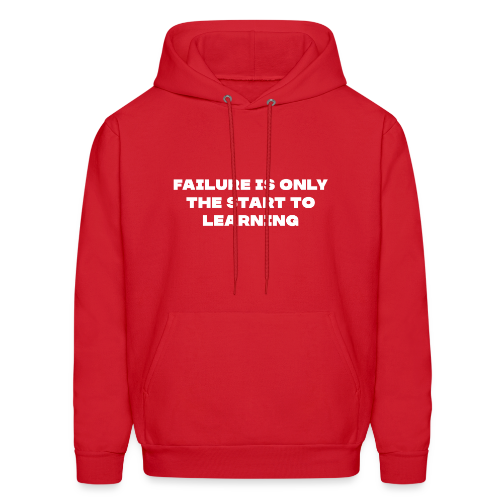 Failure is only the start to learning comfort hoodie - red