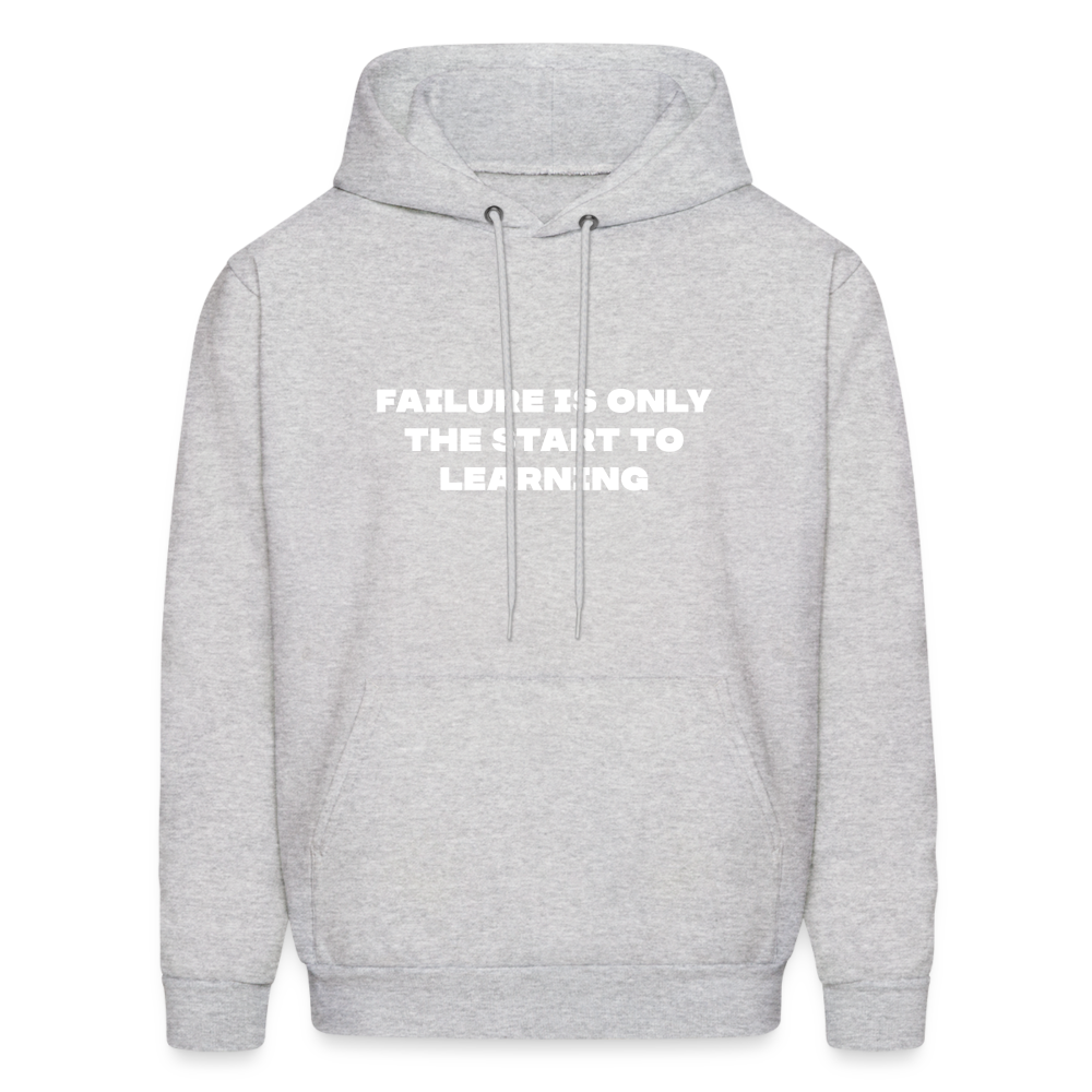 Failure is only the start to learning comfort hoodie - ash 