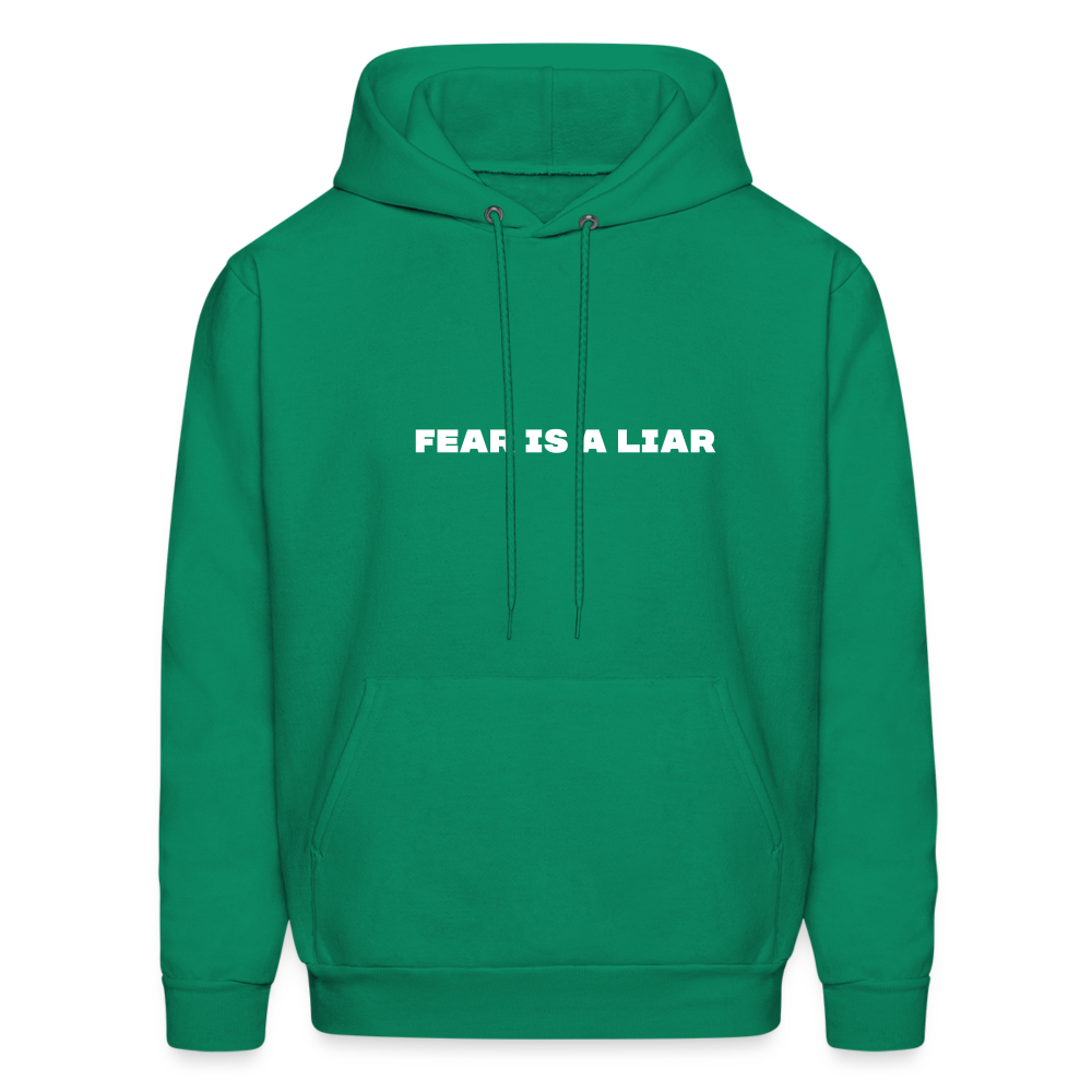 fear is a liar comfort hoodie - kelly green