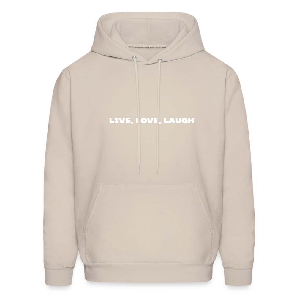 live love laugh comfort hoodie - Sand