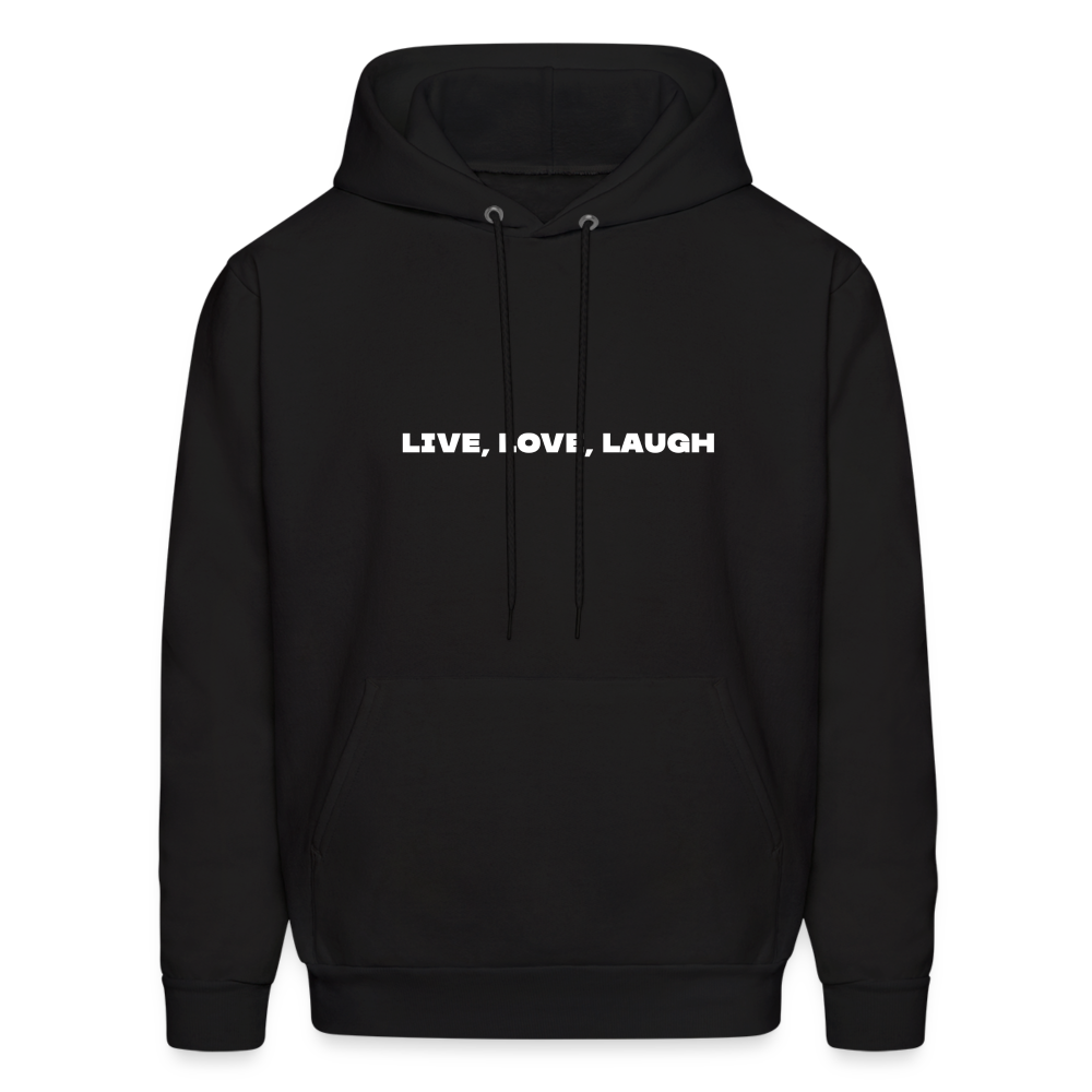 live love laugh comfort hoodie - black