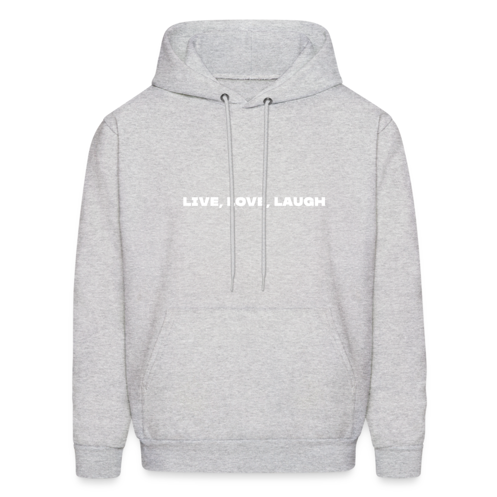 live love laugh comfort hoodie - ash 