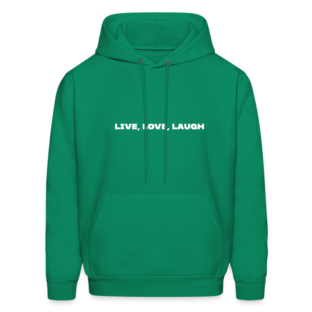 live love laugh comfort hoodie - kelly green