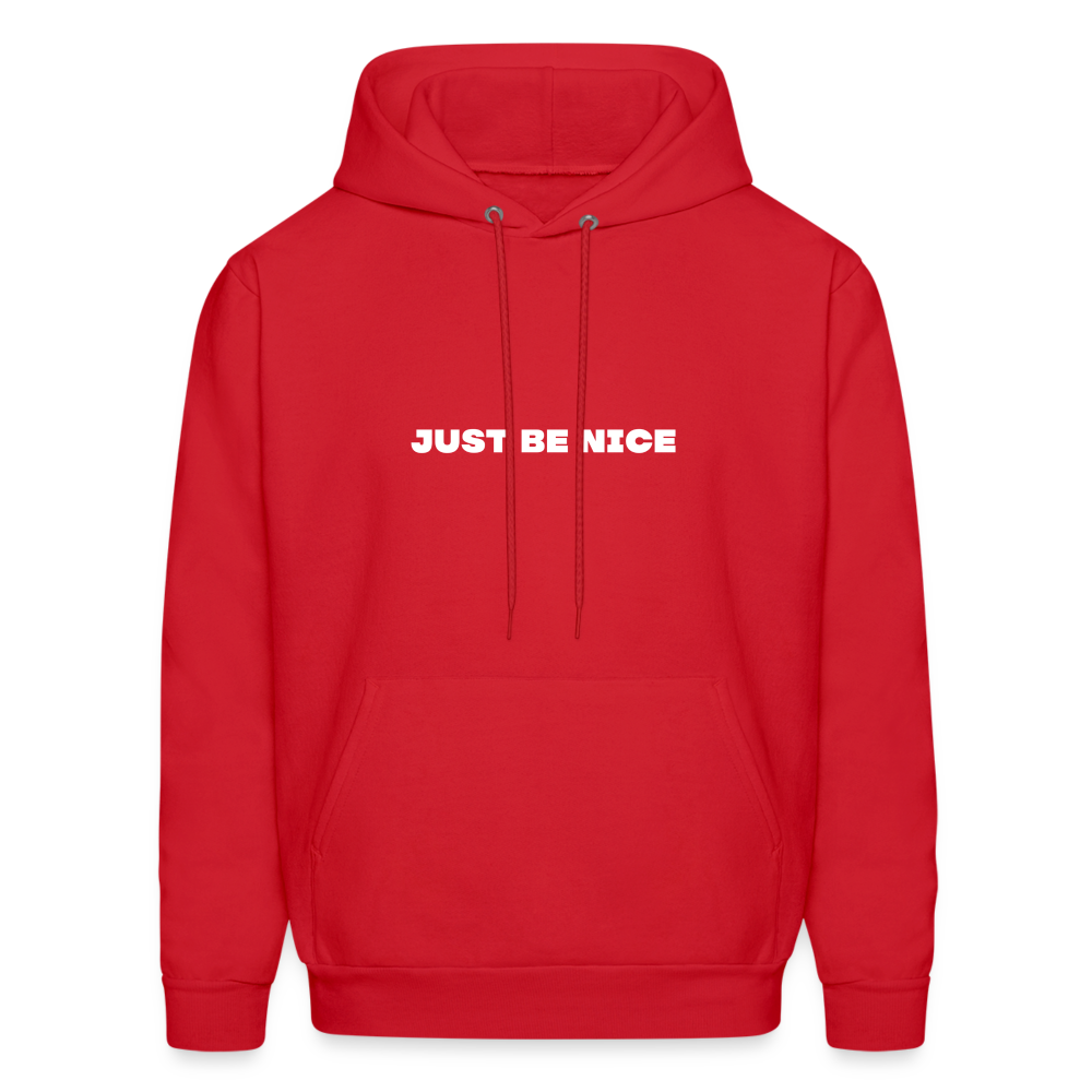 just be nice comfort hoodie - red