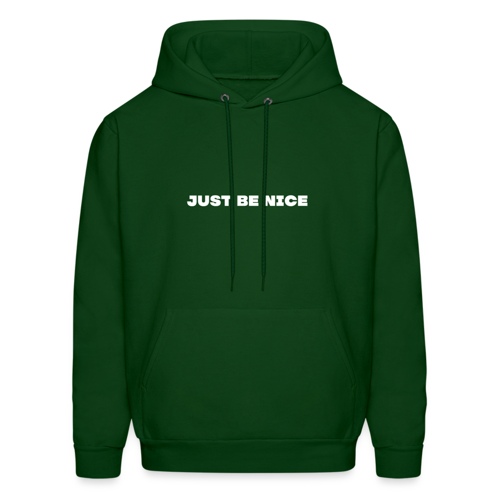 just be nice comfort hoodie - forest green