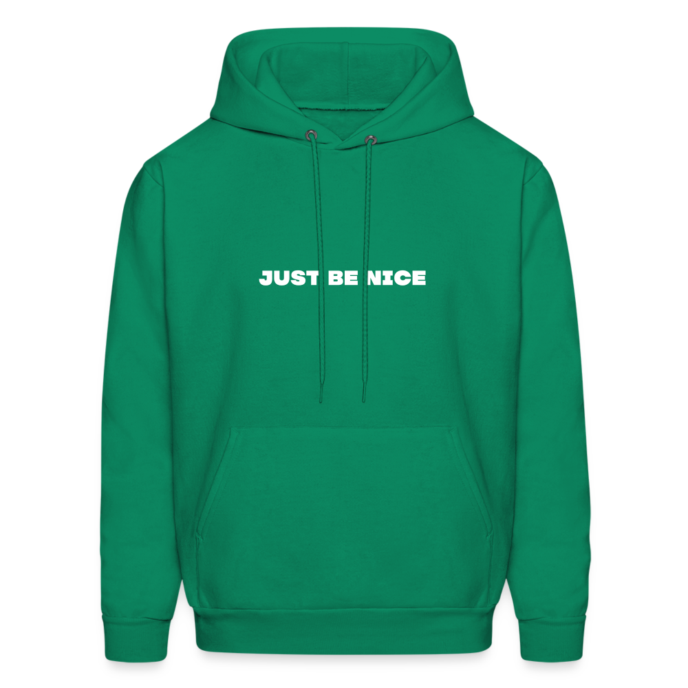 just be nice comfort hoodie - kelly green