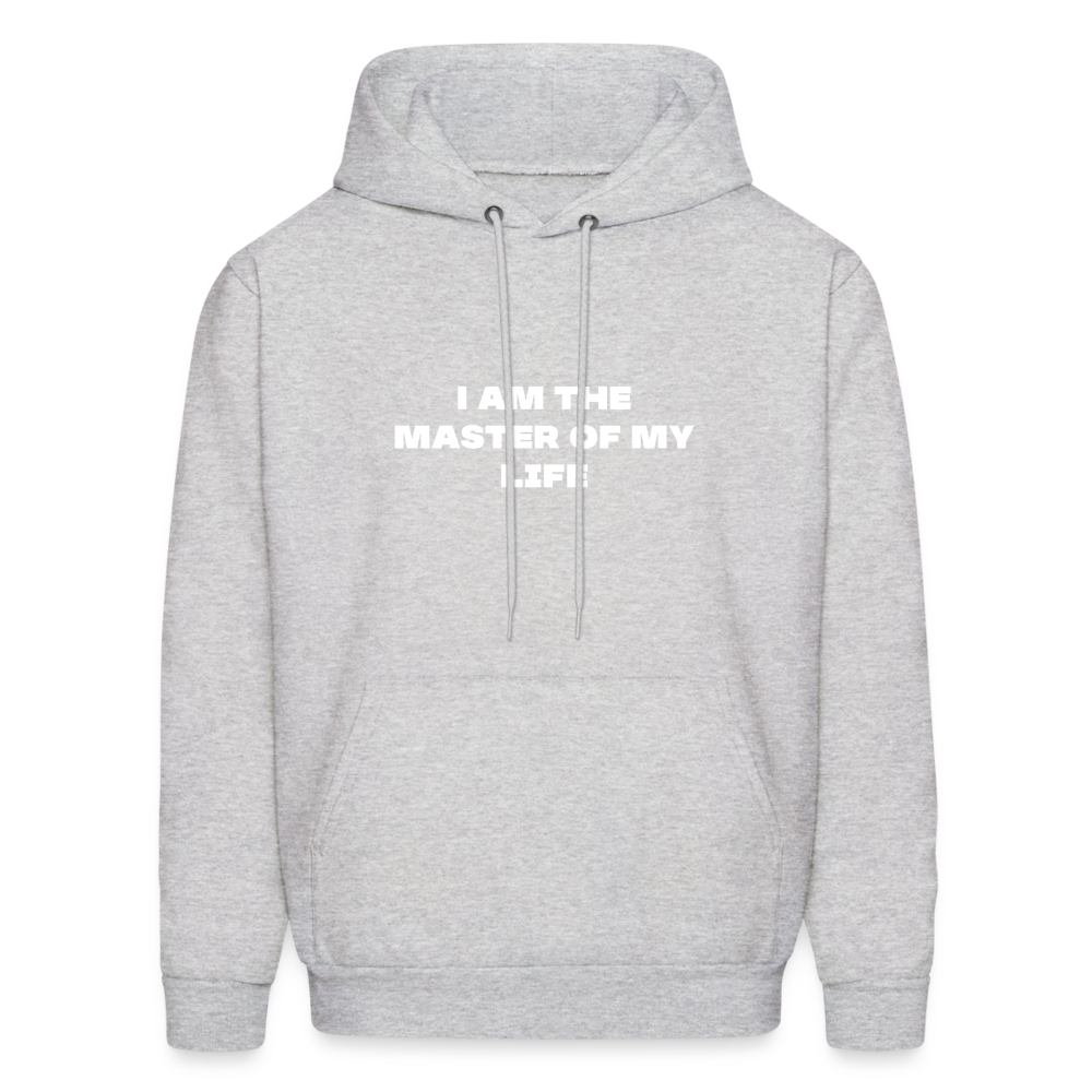 i am the master of my life comfort hoodie - ash 