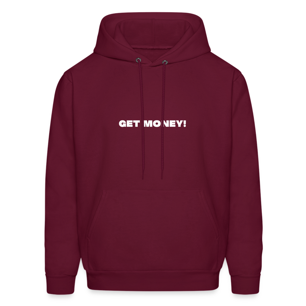 get money comfort hoodie - burgundy