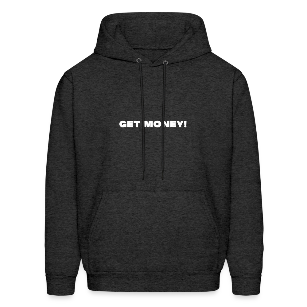 get money comfort hoodie - charcoal grey