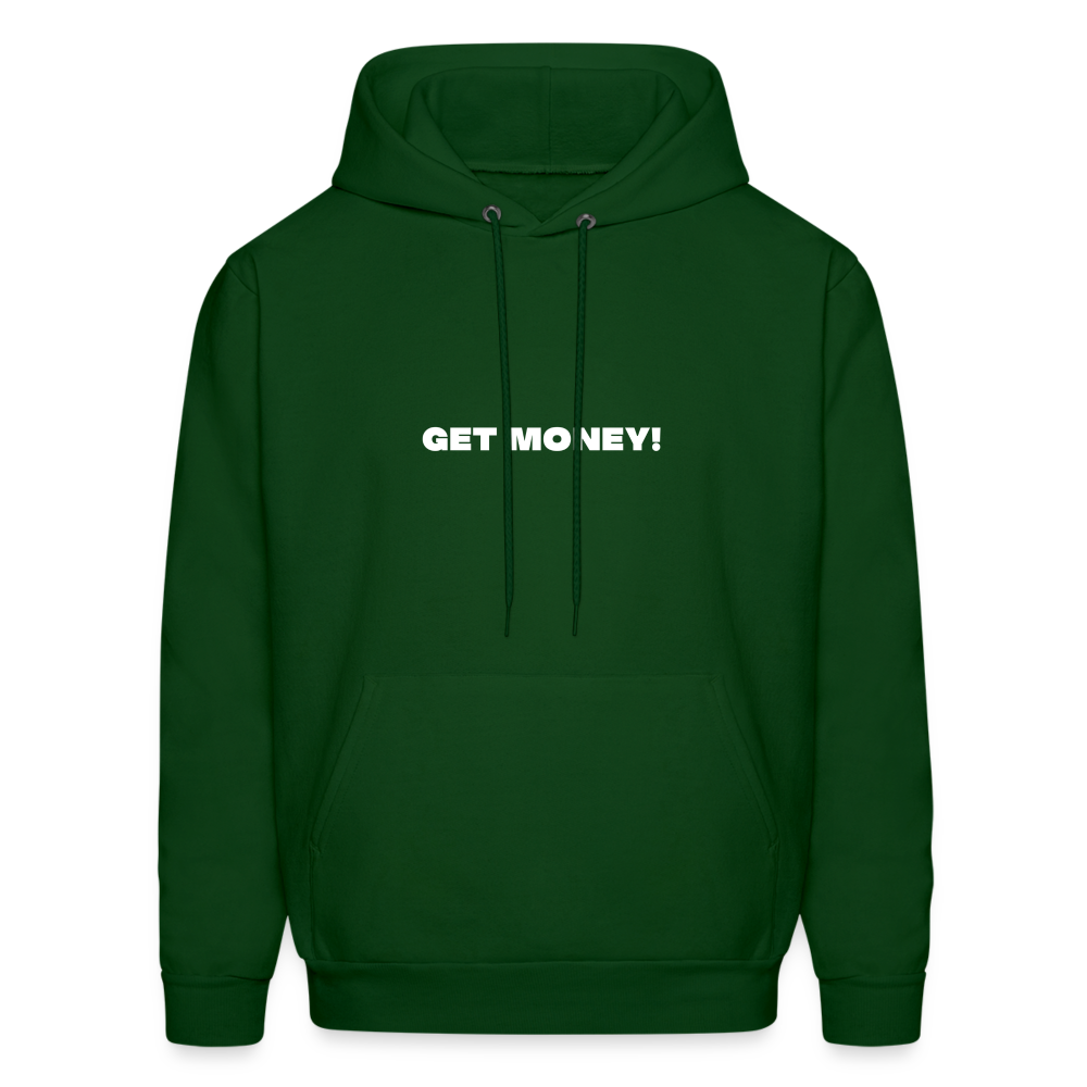 get money comfort hoodie - forest green
