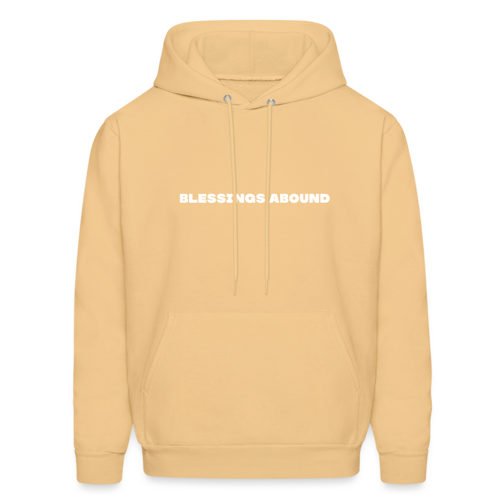 blessings abound comfort hoodie - light yellow